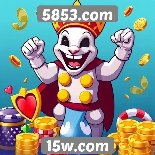 Exploração das opções de jogos disponíveis no 5853.com