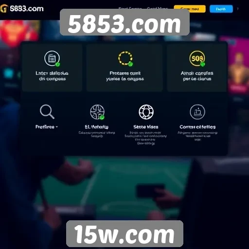 Recursos e funcionalidades do 5853.com para usuários