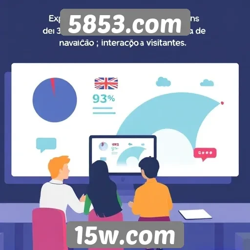 Tendências de usuários no site 5853.com